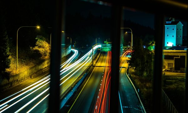 highway at night
